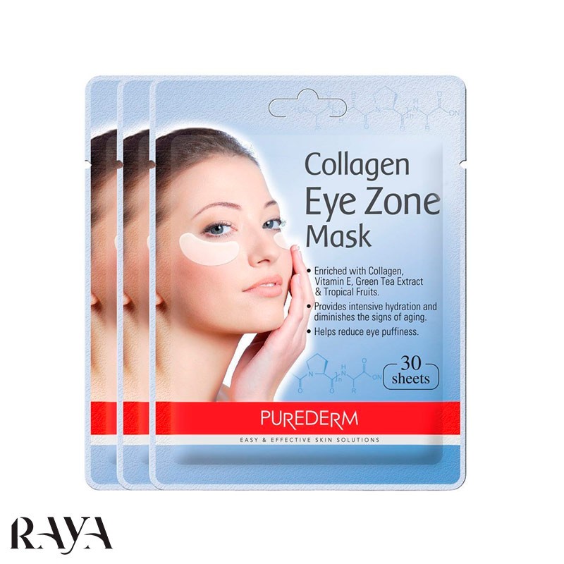 ماسک دور چشم کلاژن ساز پیوردرم Purederm Collagen Eye Zone Mask